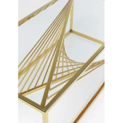 KARE Design Table basse Laser doré 120x60cm><noscript><img width=