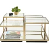 KARE Design Table basse Luigi doré (jeu de 4)> Meubles