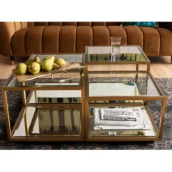 KARE Design Table basse Luigi doré (jeu de 4)><noscript><img width=