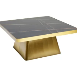 KARE Design Table basse Miler doré 80x80cm> Meubles