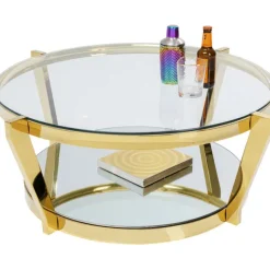 KARE Design Table basse Monocolo doré Ø90cm><noscript><img width=