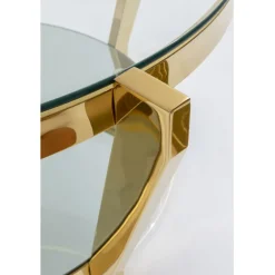 KARE Design Table basse Monocolo doré Ø90cm><noscript><img width=