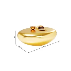 KARE Design Table basse Pebble doré 122x96><noscript><img width=