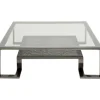 KARE Design Table basse Rush graphite 120x120cm> Meubles
