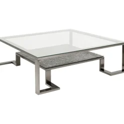 KARE Design Table basse Rush graphite 120x120cm> Meubles