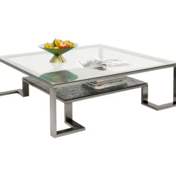 KARE Design Table basse Rush graphite 120x120cm><noscript><img width=