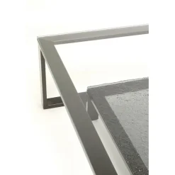 KARE Design Table basse Rush graphite 120x120cm><noscript><img width=