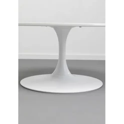 KARE Design Table basse Schickeria blanc Ø80cm><noscript><img width=