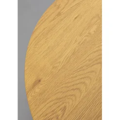 KARE Design Table basse Schickeria Chêne blanc Ø80cm><noscript><img width=