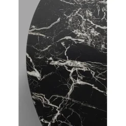 KARE Design Table basse Schickeria Marbre noir Ø80cm><noscript><img width=