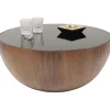 KARE Design Table basse Tear Drops noyer Ø80cm> Meubles