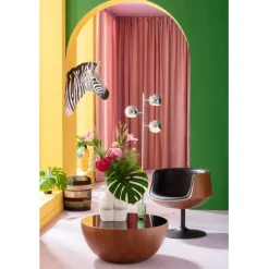 KARE Design Table basse Tear Drops noyer Ø80cm> Meubles