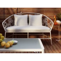 KARE Design Table basse Tiki blanc><noscript><img width=
