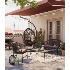 KARE Design Table basse Tiki noir><noscript><img width=