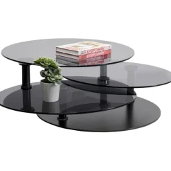 KARE Design Table basse Twist Ø90 (170)x43cm><noscript><img width=