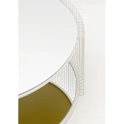 KARE Design Table basse Wire Double Greige Ø80cm><noscript><img width=