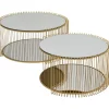 KARE Design Table basse Wire Double laiton (2/Set)> Meubles