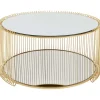 KARE Design Table basse Wire Double laiton Ø80cm> Meubles