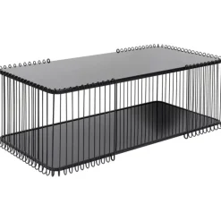 KARE Design Table basse Wire Double noir 120x60cm><noscript><img width=