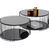 KARE Design Table basse Wire Double noir (2/Set)> Meubles
