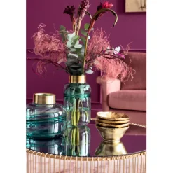 KARE Design Table basse Wire Uno laiton Ø80cm><noscript><img width=