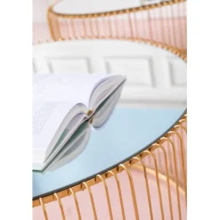 KARE Design Table basse Wire Uno laiton 60x90cm><noscript><img width=