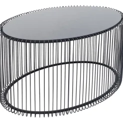 KARE Design Table basse Wire Uno noir 60x90cm><noscript><img width=