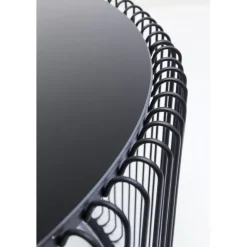 KARE Design Table basse Wire Uno noir Ø80cm><noscript><img width=