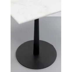KARE Design Table bistrot Capri blanc 70x70cm><noscript><img width=