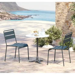 KARE Design Table bistrot Kaffeehaus blanc Ø60><noscript><img width=