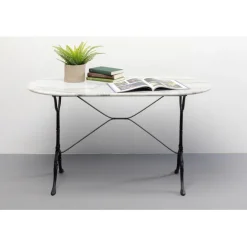 KARE Design Table bistrot Kaffeehaus blanc 120x60cm><noscript><img width=