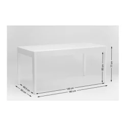 KARE Design Table Brooklyn nature 160x80cm><noscript><img width=