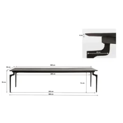 KARE Design Table Bug 300x90cm><noscript><img width=