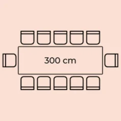 KARE Design Table Bug 300x90cm><noscript><img width=