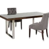 KARE Design Table Conley chromé 180x90> Meubles