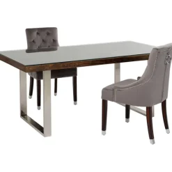 KARE Design Table Conley chromé 180x90> Meubles