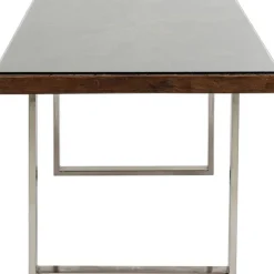 KARE Design Table Conley chromé 180x90> Meubles