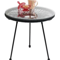 KARE Design Table d appoint Acapulco Mono noir> Meubles