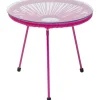 KARE Design Table d appoint Acapulco Mono fuchsia> Meubles