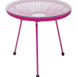 KARE Design Table d appoint Acapulco Mono fuchsia> Meubles