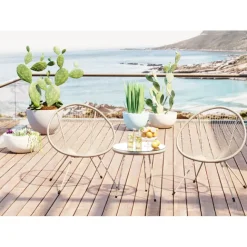 KARE Design Table d appoint Acapulco Mono greige> Meubles