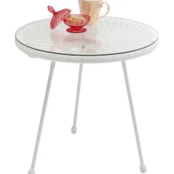KARE Design Table d appoint Acapulco blanc> Meubles