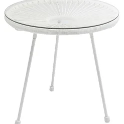 KARE Design Table d appoint Acapulco blanc><noscript><img width=