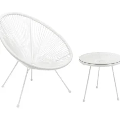 KARE Design Table d appoint Acapulco blanc><noscript><img width=