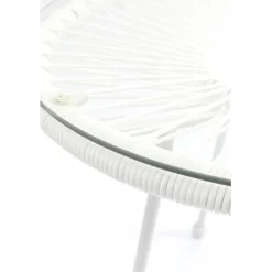 KARE Design Table d appoint Acapulco blanc><noscript><img width=