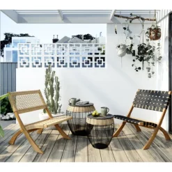 KARE Design Table d appoint African Drums (2/Set)> Meubles