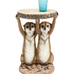 KARE Design Table d appoint Animal Meerkat Sisters Ø33cm><noscript><img width=