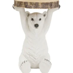 KARE Design Table d appoint Animal Polar Bear Ø37cm> Meubles