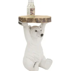 KARE Design Table d appoint Animal Polar Bear Ø37cm><noscript><img width=