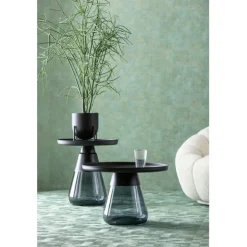 KARE Design Table d appoint Bottiglia fumé Ø50cm> Meubles